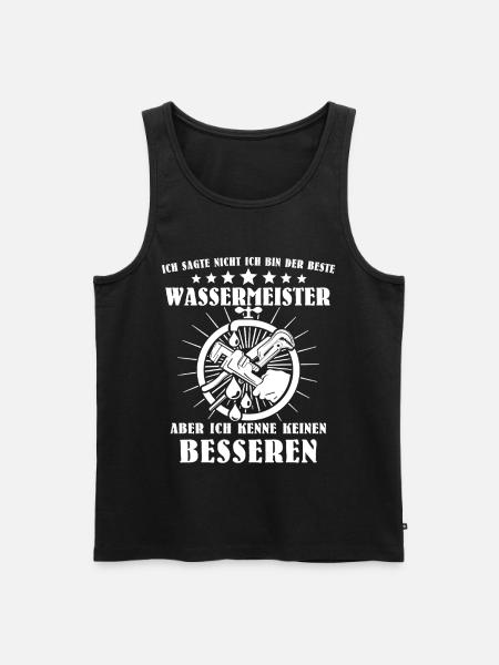 Water Master Sayings - Men's Premium Organic Tank Top - black