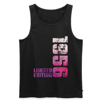 70th Birthday Man Woman 70 Years 1956 Gift - Men's Premium Organic Tank Top - black - Front - Michal (187cm)