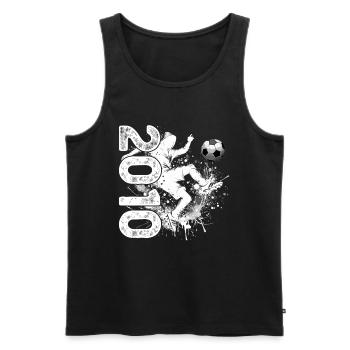 16th Birthday Class of 2016 16 Years of Football - Men's Premium Organic Tank Top - black - Front - Michal (187cm)