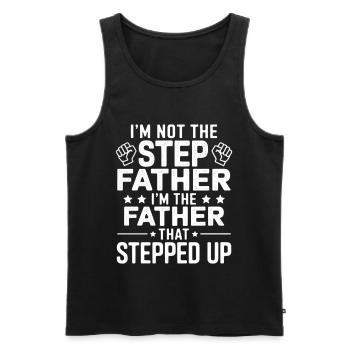 Father Role Brave Role Model Graphic - Men's Premium Organic Tank Top - black - Front - AI Model Male 178 light (178cm)