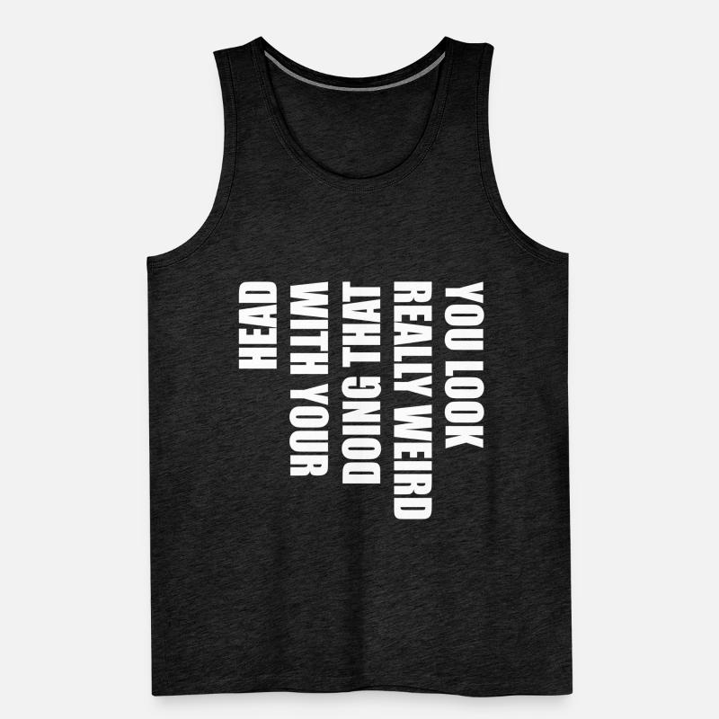 Plain Text Typo Statement Men's Premium Organic Tank Top