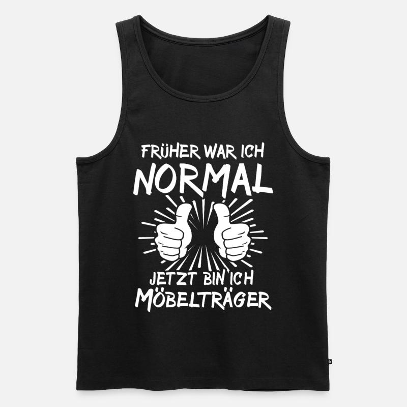 Möbelträger - Männer Premium Bio Tank Top - Schwarz