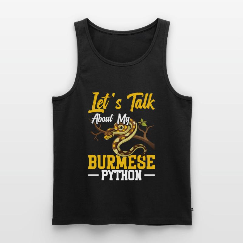 Burmesischer Python-Besitzer Schlangenterrarium Hide Python Männer Premium Bio Tank Top