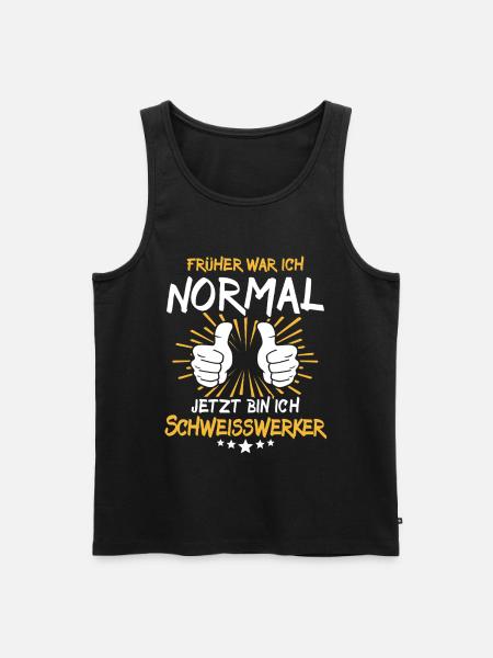 Welding Worker Saying - Men's Premium Organic Tank Top - black