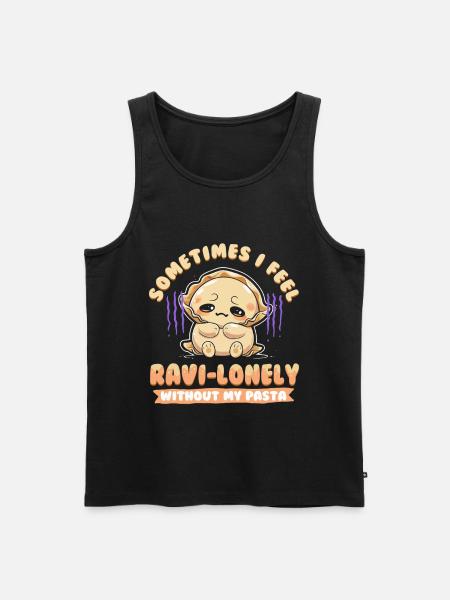Ravioli Ravi-lonely Without My Pasta - Men's Premium Organic Tank Top - black