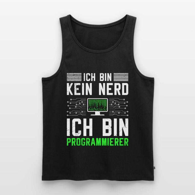 Computer I'M NOT A NERD I'M A PROGRAMMER Men's Premium Organic Tank Top
