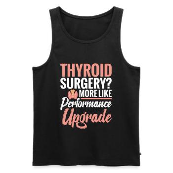 Amélioration des performances de la chirurgie thyroïdienne - Débardeur bio Premium Homme - noir - Devant - Michal (187cm)