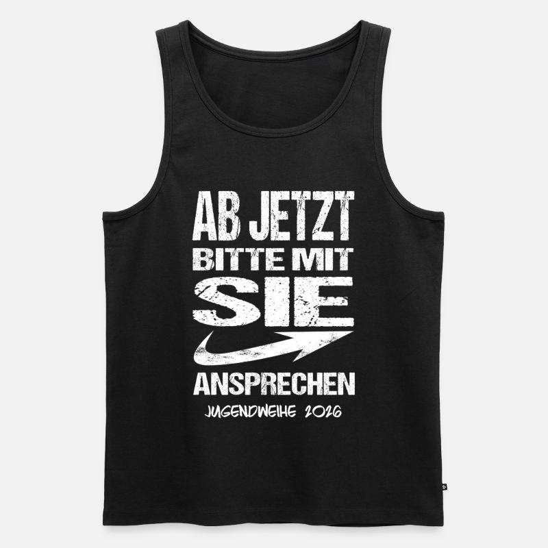 Jugendweihe - Jugendweihe 2026 - Männer Premium Bio Tank Top - Schwarz