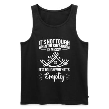  Empty Nest Parents Leaving for College Empty - Men's Premium Organic Tank Top - black - Front - AI Model Male 178 light (178cm)