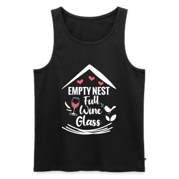  Empty Nester Parents Leaving for College Empty - Men's Premium Organic Tank Top - black - Front - AI Model Male 178 light (178cm)