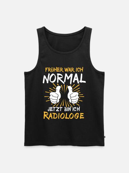 Radiologe Spruch - Männer Premium Bio Tank Top - Schwarz