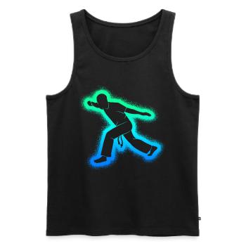 Capoeira Martial Arts Boys Men Capoerista - Men's Premium Organic Tank Top - black - Front - AI Model Male 178 light (178cm)