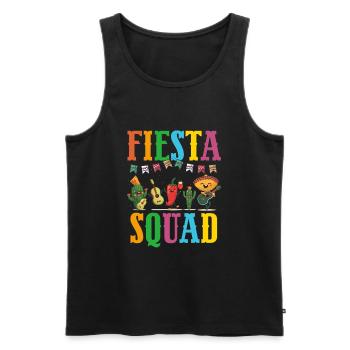 Mexiko Stolz & Heimat Mexikaner Mexico Flagge - Männer Premium Bio Tank Top - Schwarz - Vorne - Michal (187cm)