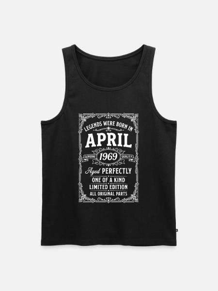 Awesome since April 1969 - Men's Premium Organic Tank Top - black