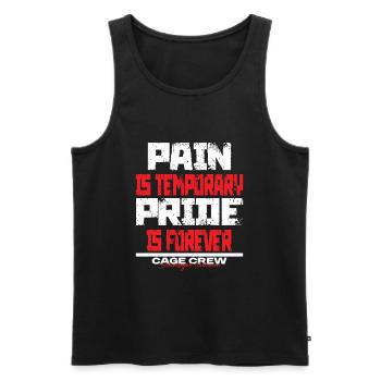 cage_crew_MMA_Mixed Martial arts - Männer Premium Bio Tank Top - Schwarz - Vorne - AI Model Male 178 light (178cm)