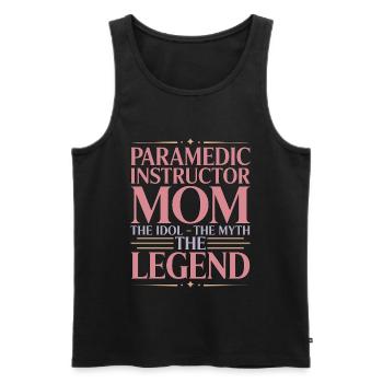 Paramedic Instructor Mom The Idol The EMS Trainer - Männer Premium Bio Tank Top - Schwarz - Vorne - Michal (187cm)