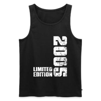 21 Year Anniversary Gift 2005 Man Woman - Men's Premium Organic Tank Top - black - Front - Michal (187cm)