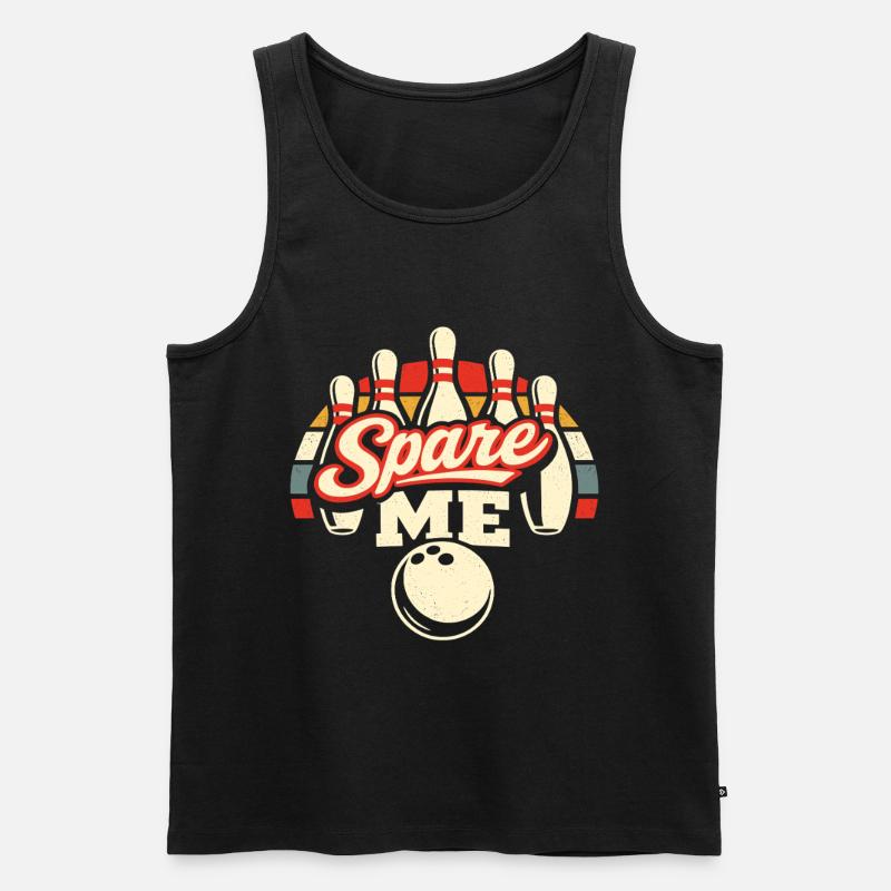 Spare Me - Männer Premium Bio Tank Top - Schwarz