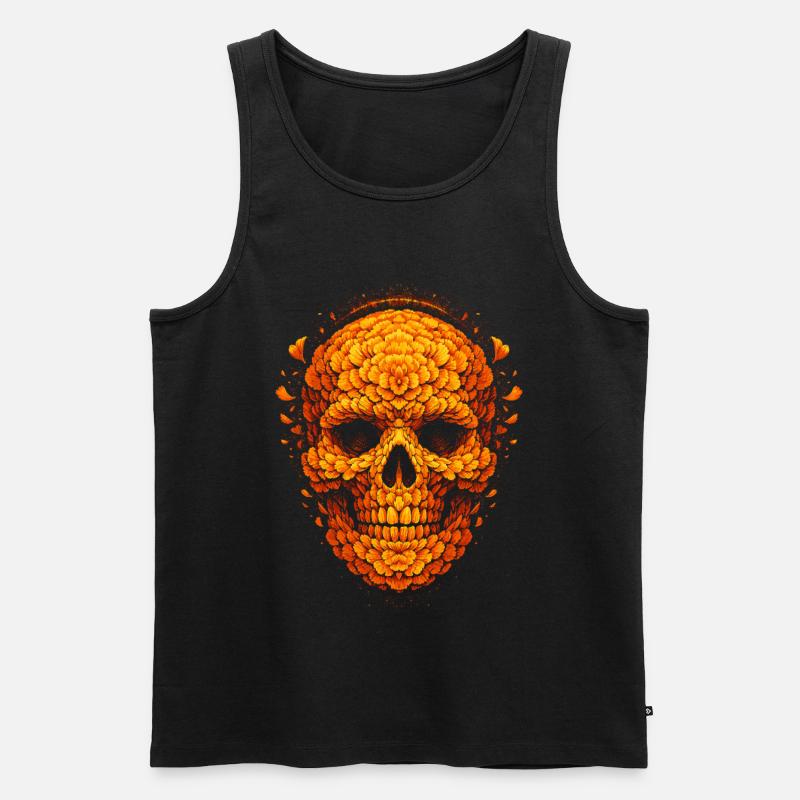 Dia De Los Muertos - Männer Premium Bio Tank Top - Schwarz