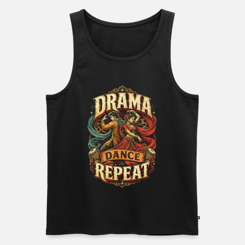 Bollywood - Männer Premium Bio Tank Top - Schwarz