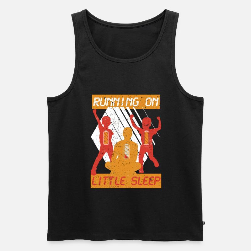 Single Dad Single Dad - Men's Premium Organic Tank Top - black