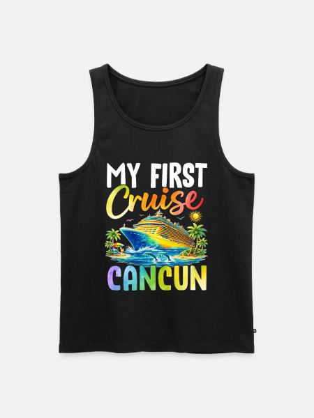 My First Cruise Cancun - Men's Premium Organic Tank Top - black