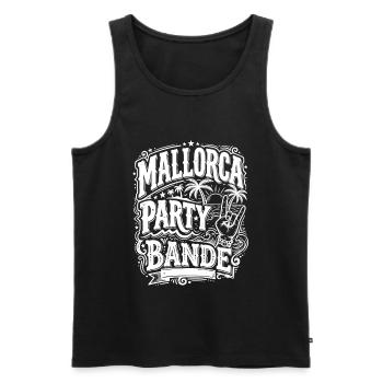 Mallorca Party Bande - Männer Premium Bio Tank Top - Schwarz - Vorne - Michal (187cm)