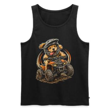 ATV Quad Biking Quad Quad Riders - Men's Premium Organic Tank Top - black - Front - AI Model Male 178 light (178cm)