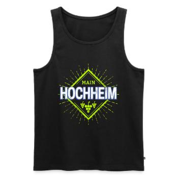 Hochheim am Main in Hessen Deutschland Souvenir - Männer Premium Bio Tank Top - Schwarz - Vorne - Michal (187cm)