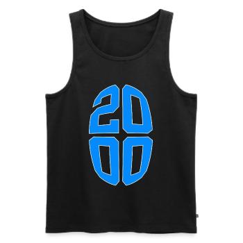 26 YEARS OLD 2000 26TH BIRTHDAY - Men's Premium Organic Tank Top - black - Front - AI Model Male 178 light (178cm)