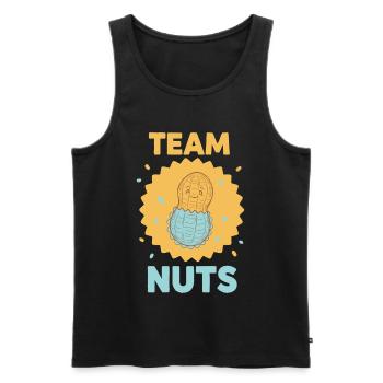 Geschlechterenthüllung Babyparty Team Junge Team Blaues Team - Männer Premium Bio Tank Top - Schwarz - Vorne - AI Model Male 178 light (178cm)