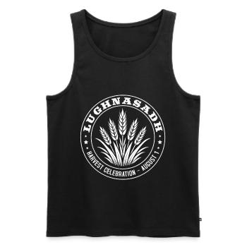 Célébration de la récolte de Lughnasadh Lughnasa Lammas - Débardeur bio Premium Homme - noir - Devant - Michal (187cm)
