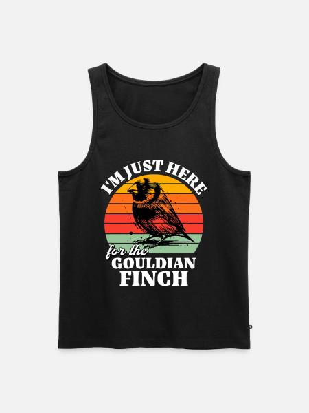 Lustige Gouldamadine Sprüche - Männer Premium Bio Tank Top - Schwarz