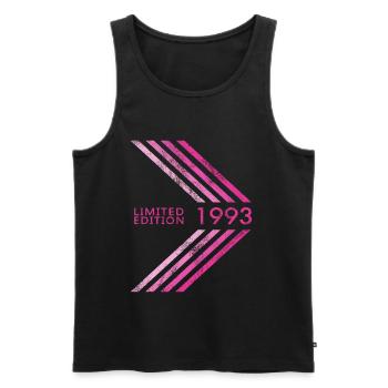 1993 Limited Edition Geburtstag Frauen Damen - Männer Premium Bio Tank Top - Schwarz - Vorne - Michal (187cm)