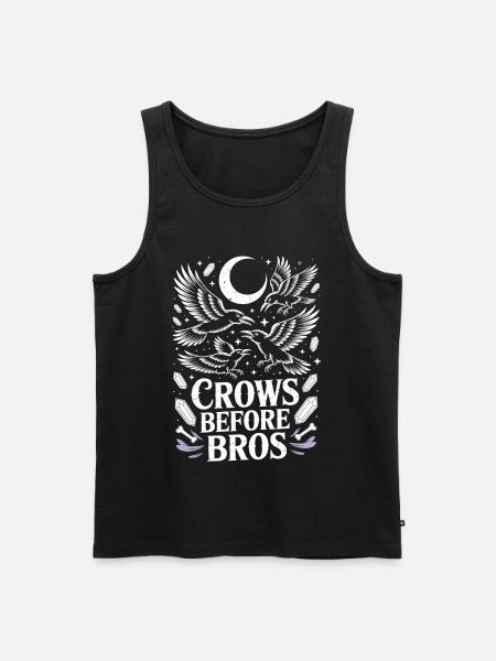 Crows before Bros Moonlit Night - Men's Premium Organic Tank Top - black