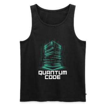 Programmers – Coding Developers & Computer Scientists - Men's Premium Organic Tank Top - black - Front - Michal (187cm)