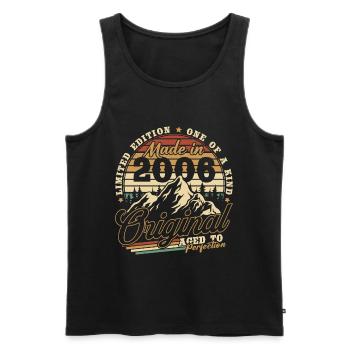 2006 Jahrgang Vintage Geburtstag Geschenk Retro - Débardeur bio Premium Homme - noir - Devant - Michal (187cm)