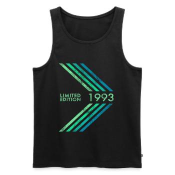 1993 Limited Edition Birthday Man Woman Sport - Men's Premium Organic Tank Top - black - Front - Michal (187cm)