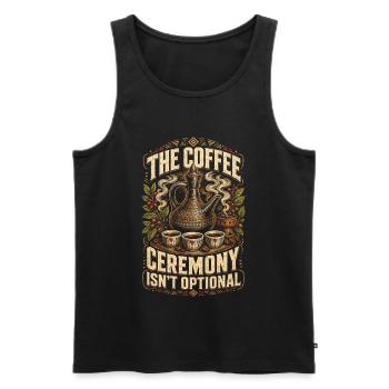 Ethiopia Ethiopian Ethiopians - Men's Premium Organic Tank Top - black - Front - Michal (187cm)