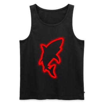 Requins Sharks Enfants Garçons Shark - Débardeur bio Premium Homme - noir - Devant - Michal (187cm)