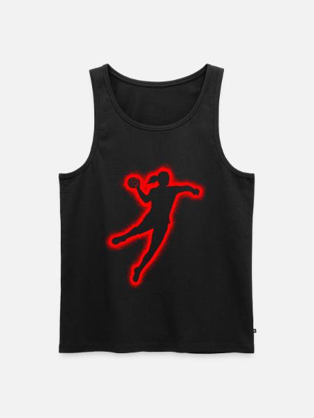 Handball player Handball women's handball - Men's Premium Organic Tank Top - black