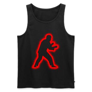 Judoka arts martiaux hommes Enfants Garçons Judo - Débardeur bio Premium Homme - noir - Devant - Michal (187cm)