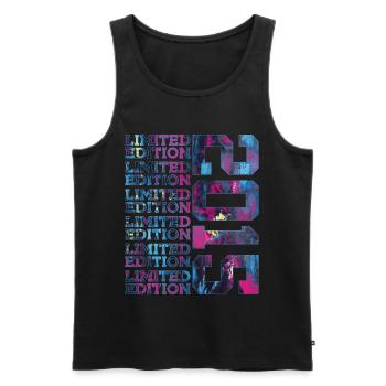 COOL 11 YEARS LIMITED EDITION 2015 11TH BIRTHDAY - Men's Premium Organic Tank Top - black - Front - Michal (187cm)