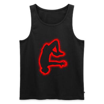 Freerunning Freerunner Herren Jungen Parkour - Männer Premium Bio Tank Top - Schwarz - Vorne - Michal (187cm)