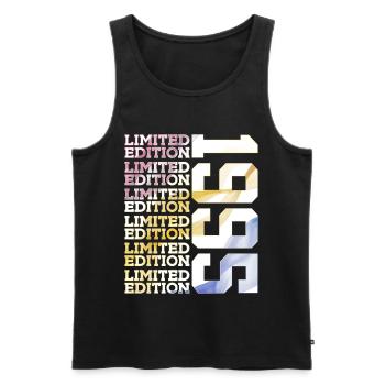 LIMITED EDITION 1995 - 31 JAHRE - 31. GEBURTSTAG - Männer Premium Bio Tank Top - Schwarz - Vorne - Michal (187cm)