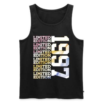 LIMITED EDITION 1997 - 29 JAHRE - 29. GEBURTSTAG - Männer Premium Bio Tank Top - Schwarz - Vorne - Michal (187cm)