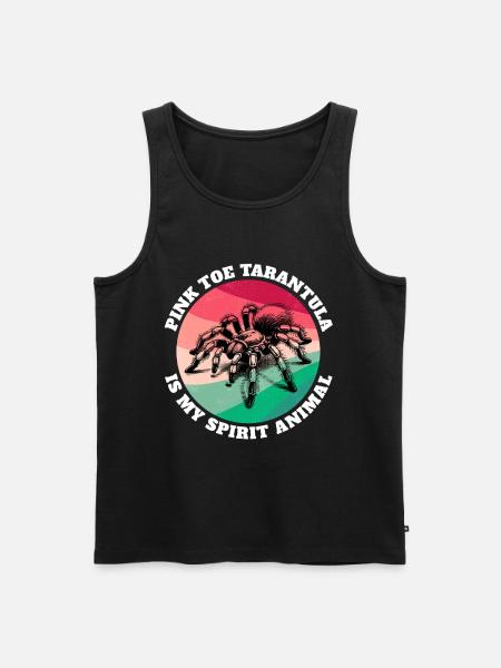 Pinktoe Rosafuss Tarantula Sayings - Men's Premium Organic Tank Top - black