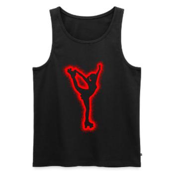 Roller Skates Rollerskates Damen Mädchen Rollschuh - Männer Premium Bio Tank Top - Schwarz - Vorne - Michal (187cm)