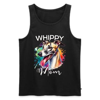 Windhund Mama - Männer Premium Bio Tank Top - Schwarz - Vorne - Michal (187cm)