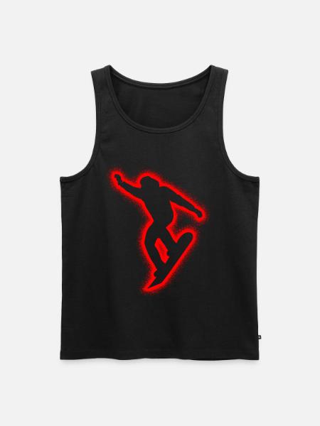 Snowboardeurs Snowboard Enfants Snowboard Hommes - Débardeur bio Premium Homme - noir